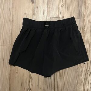 ALO Yoga Women's Black Athletic Shorts